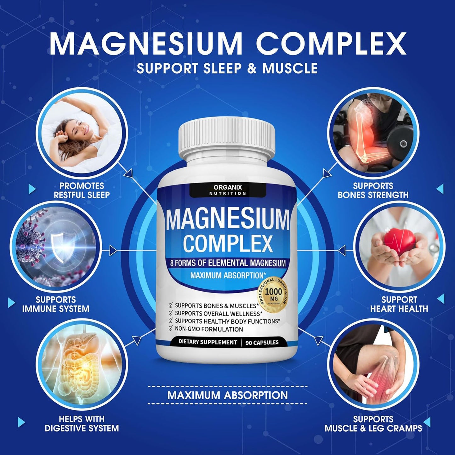 Buy 1 Get 1 Free - Organix™ - Magnesium Complex
