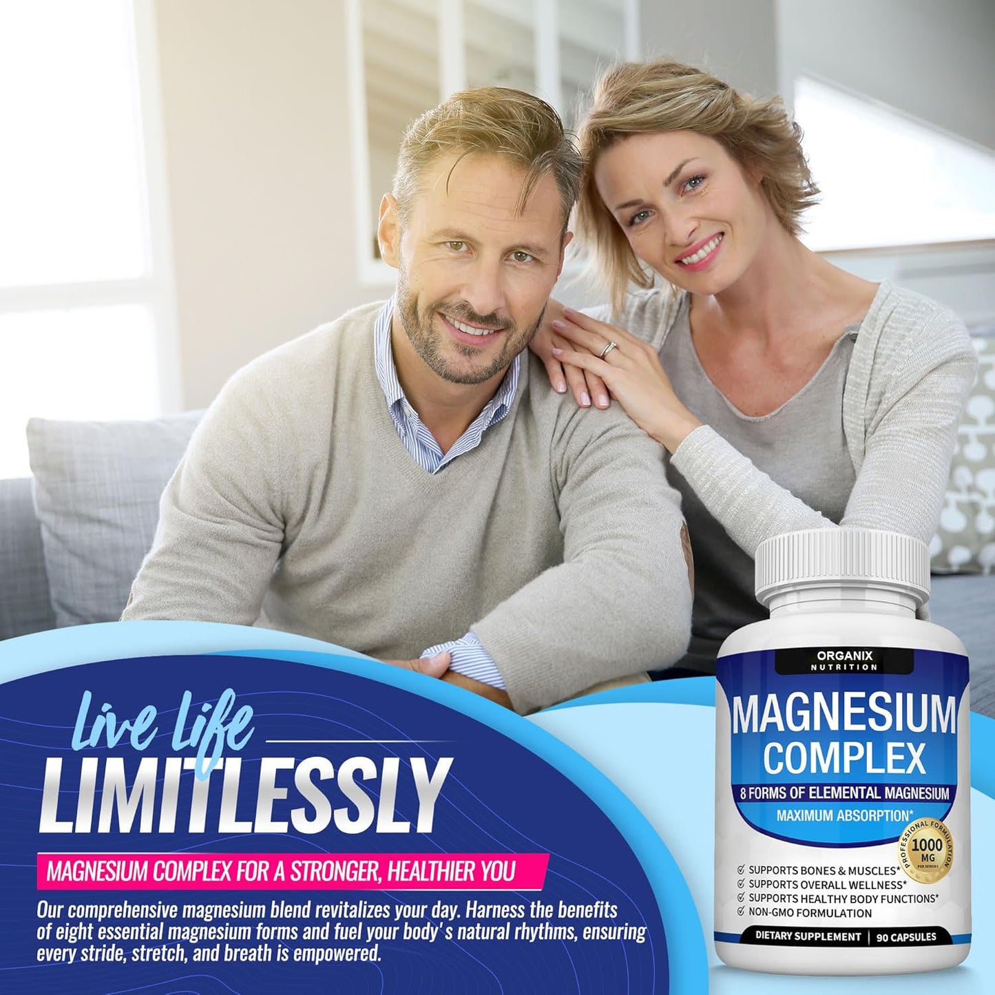 Buy 1 Get 1 Free - Organix™ - Magnesium Complex