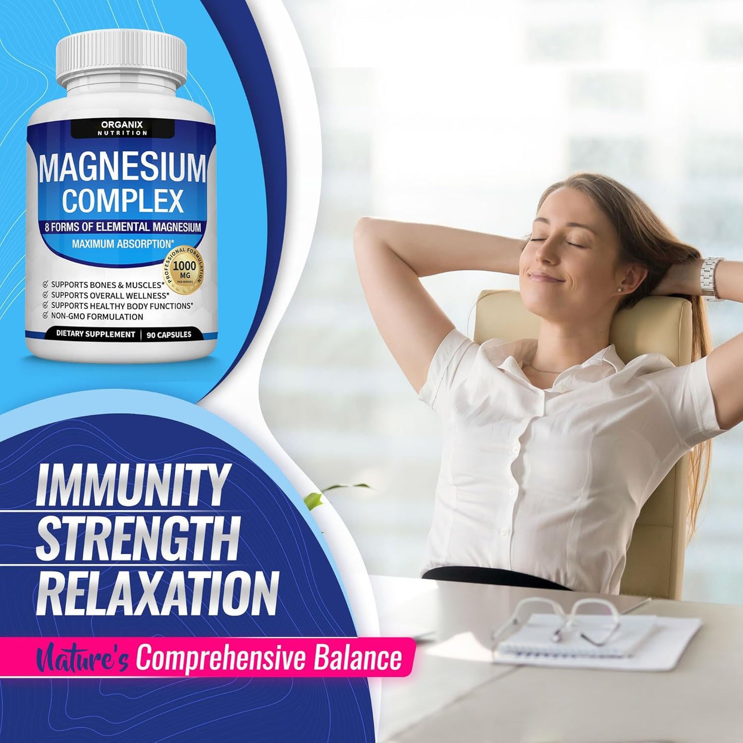 Buy 1 Get 1 Free - Organix™ - Magnesium Complex