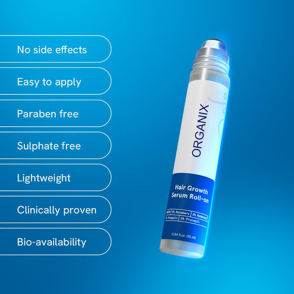 Buy 1 Get 1 Free - Organix™ - Hair Growth Roll-On Serum