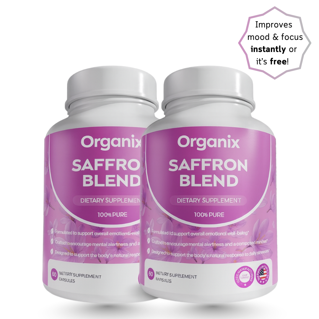 Buy 1 Get 1 Free - Organix™ - Saffron Blend Supplement