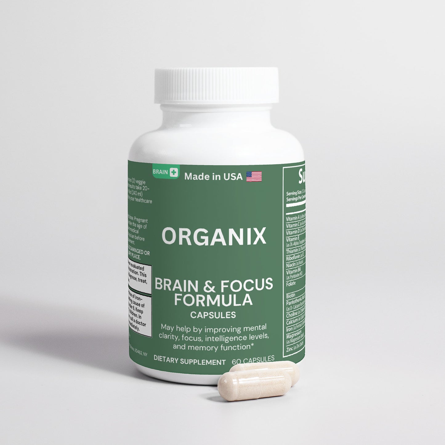 Organix™- Brain & Focus Formula