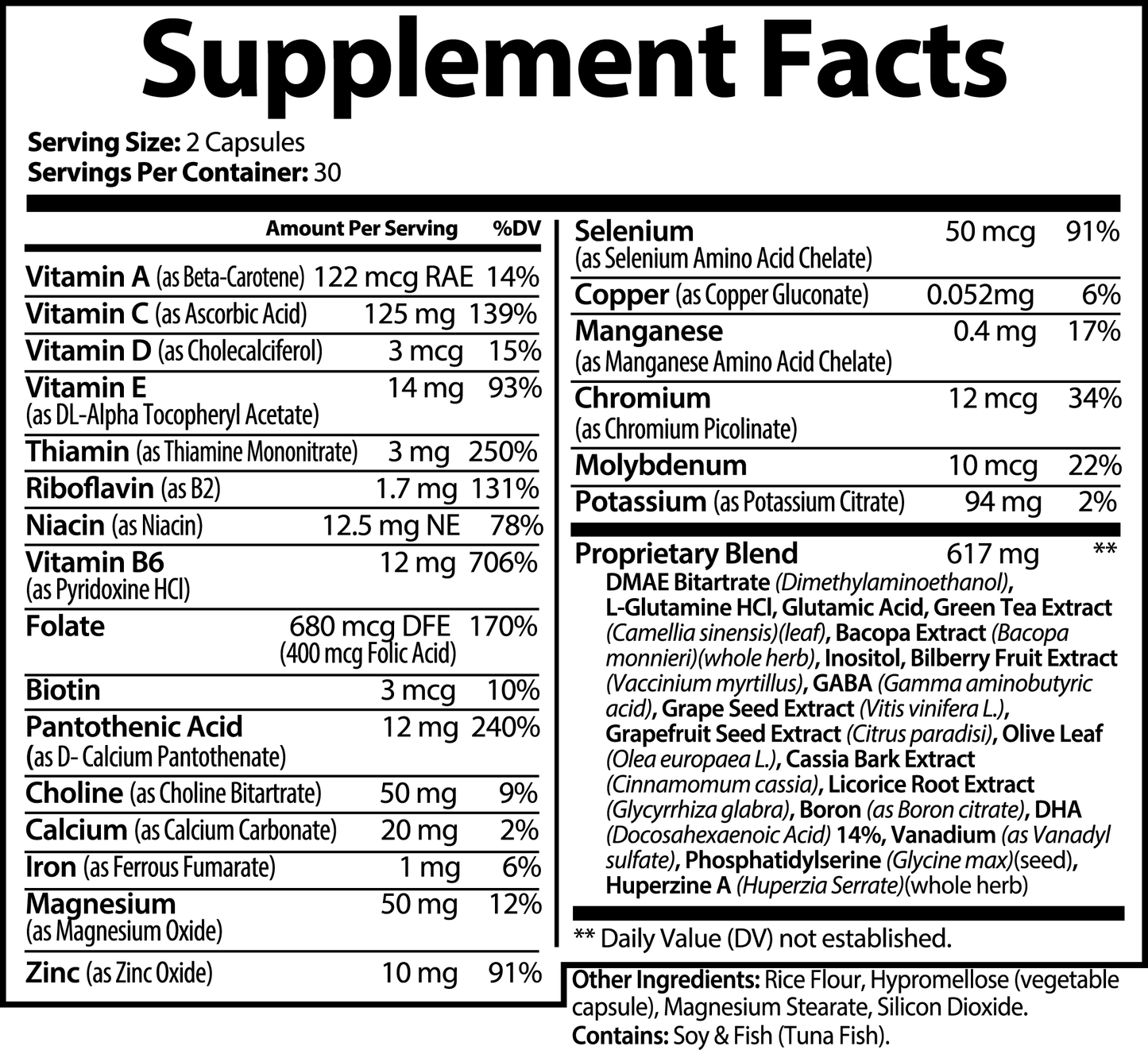 Organix™- Brain & Focus Formula