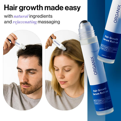 Buy 1 Get 1 Free - Organix™ - Hair Growth Roll-On Serum