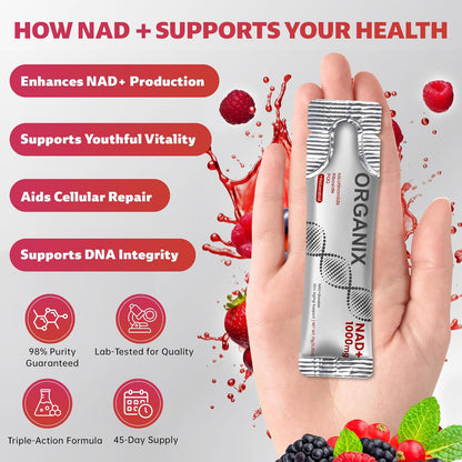 Organix™ - 1000mg NAD+ Berry Flavor
