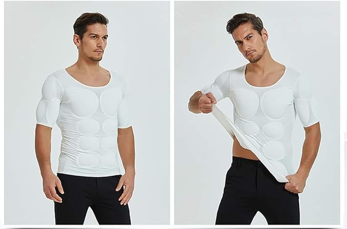 Ropa interior moldeadora para hombre Camisetas de compresión