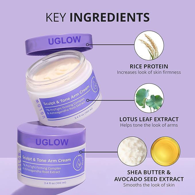 UGLOW™ - Crema para esculpir y tonificar los brazos