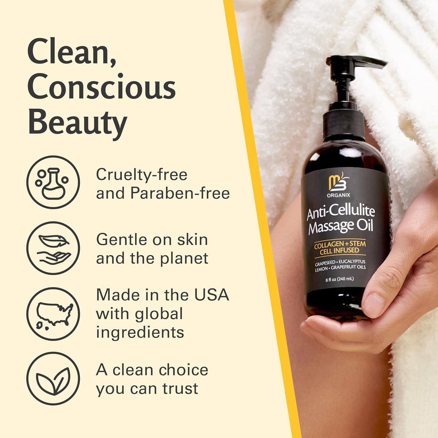 Organix™ Korean Firming Cellulite Massage Oil