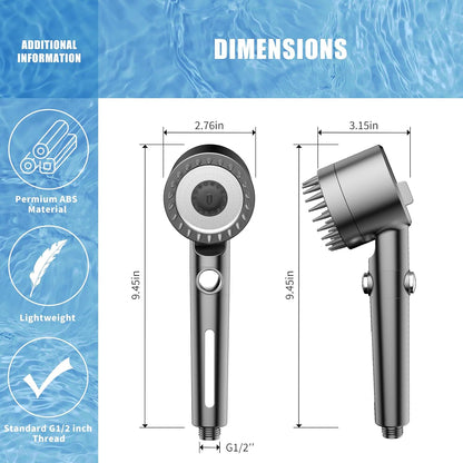 Organix™ - Filtered High Pressure Shower Head