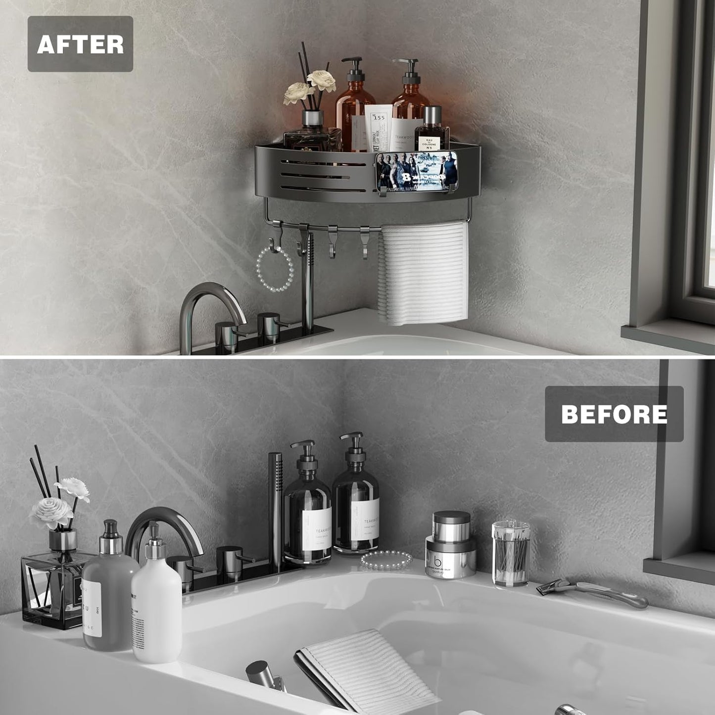 Buy 1 Get 2 Free - Organix™ - Triangle Shower Caddy
