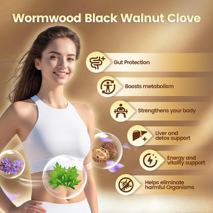 Buy 1 Get 1 Free - Organix™ - Wormwood Black Walnut Cloves Capsules