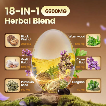 Buy 1 Get 1 Free - Organix™ - Wormwood Black Walnut Cloves Capsules