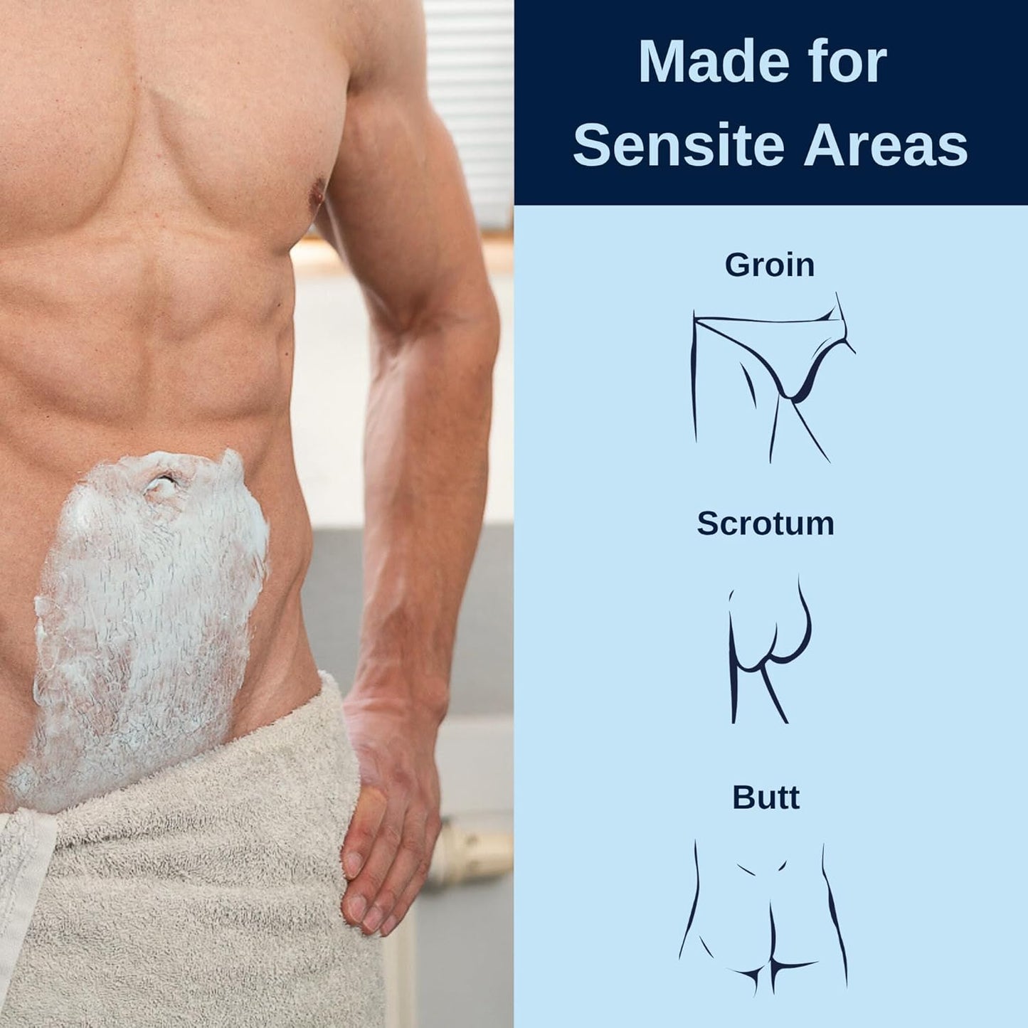 Buy 1 Get 1 Free - Organix™ - Intimate Hair Removal Cream for Men