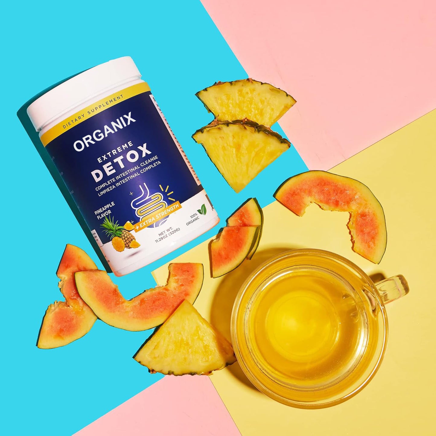 Buy 1 Get 1 Free - Organix™ - Extreme Detox Powder Pineapple & Mango