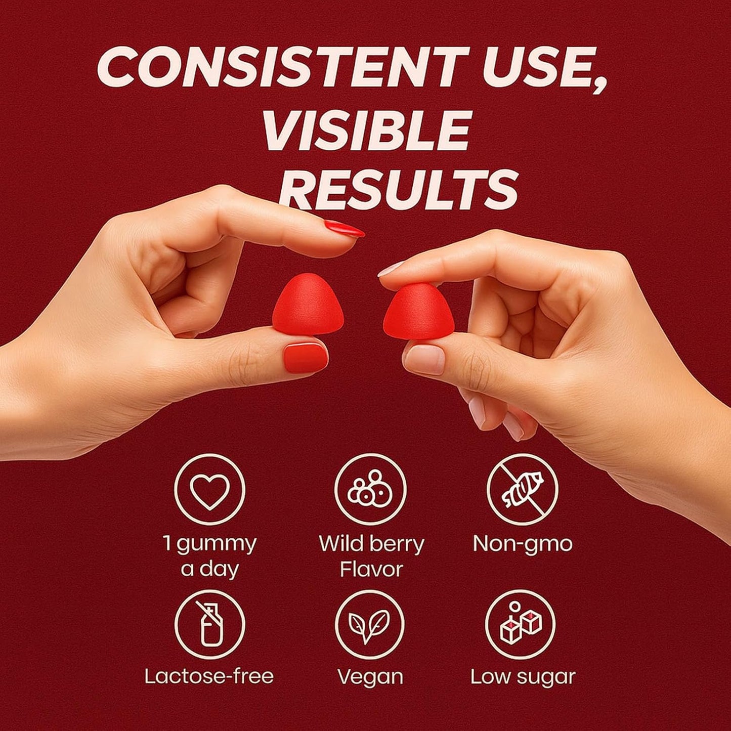 Buy 1 Get 1 Free - Organix™ - Hair Growth Gummies