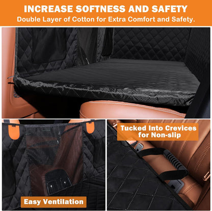 BackSeat™ -  Extender for Dogs - Black with Door Covers