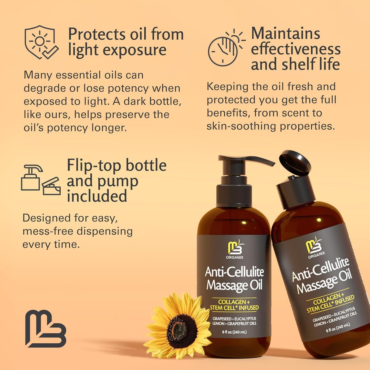Organix™ Korean Firming Cellulite Massage Oil
