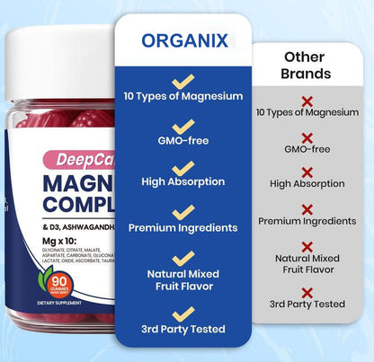 Buy 1 Get 1 Free - Organix™ - 14-in-1 Magnesium Gummies