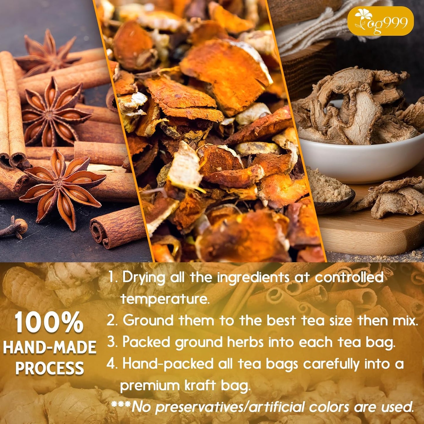 Organix™ - Turmeric Ginger Cinnamon Tea