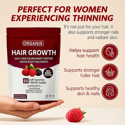Buy 1 Get 1 Free - Organix™ - Hair Growth Gummies