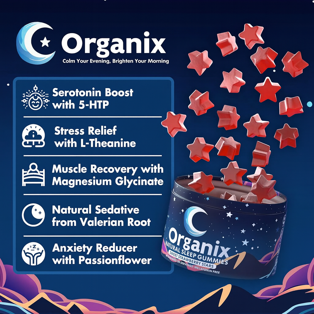 Buy 1 Get 1 Free - Organix™ - Natural Sleep Gummies