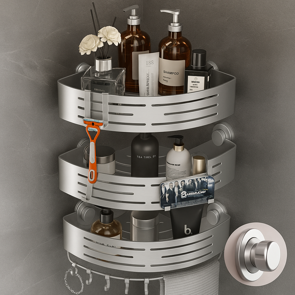 Buy 1 Get 2 Free - Organix™ - Triangle Shower Caddy