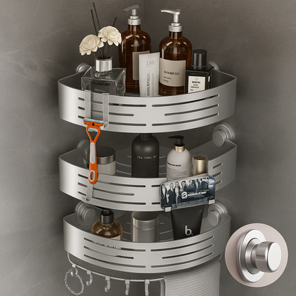 Buy 1 Get 2 Free - Organix™ - Triangle Shower Caddy