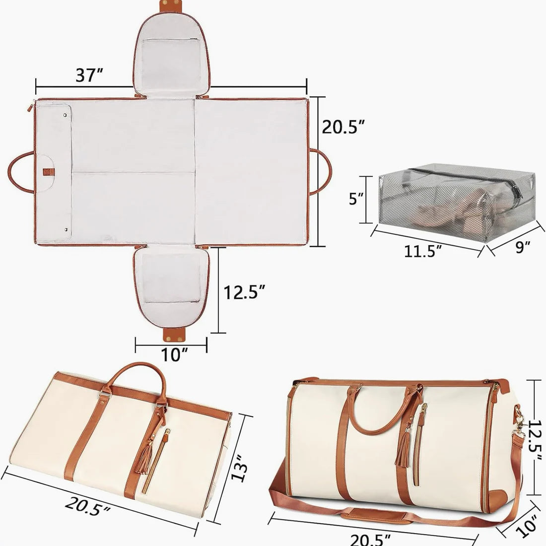 UGlow™ - Bolsa de equipaje plegable de alta capacidad 