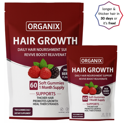 Buy 1 Get 1 Free - Organix™ - Hair Growth Gummies