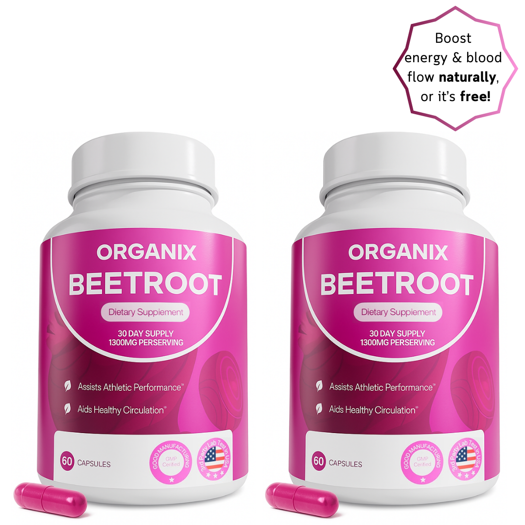 Buy 1 Get 1 Free - Organix™ - Beetroot Capsules (1300mg)