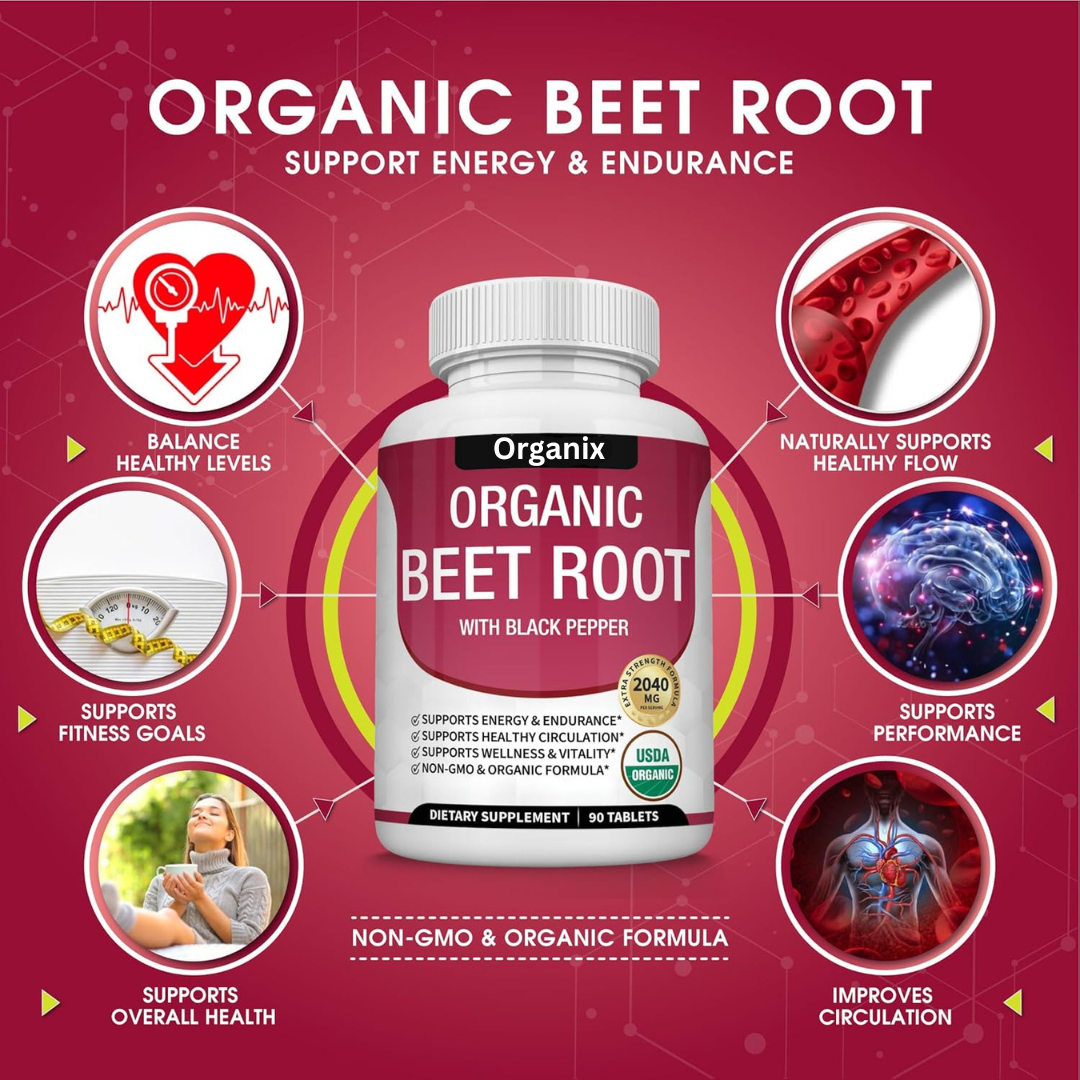 Buy 1 Get 1 Free - Organix™ - Organic Beet Root Tablets