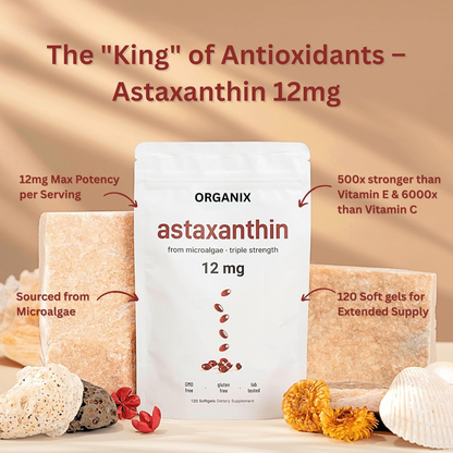 Buy 1 Get 1 Free - Organix™ - Astaxanthin 12mg