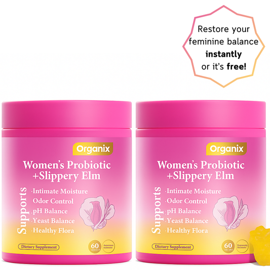 Buy 1 Get 1 Free - Organix™ - Women’s Probiotics + Slippery Elm