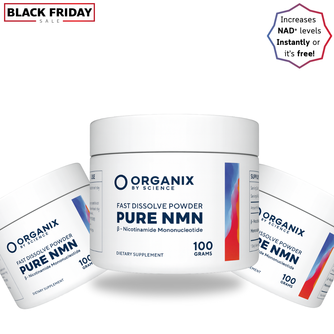Compre 1 y llévese 1 gratis - Organix™ - NMN (mononucleótido de nicotinamida) en polvo puro 