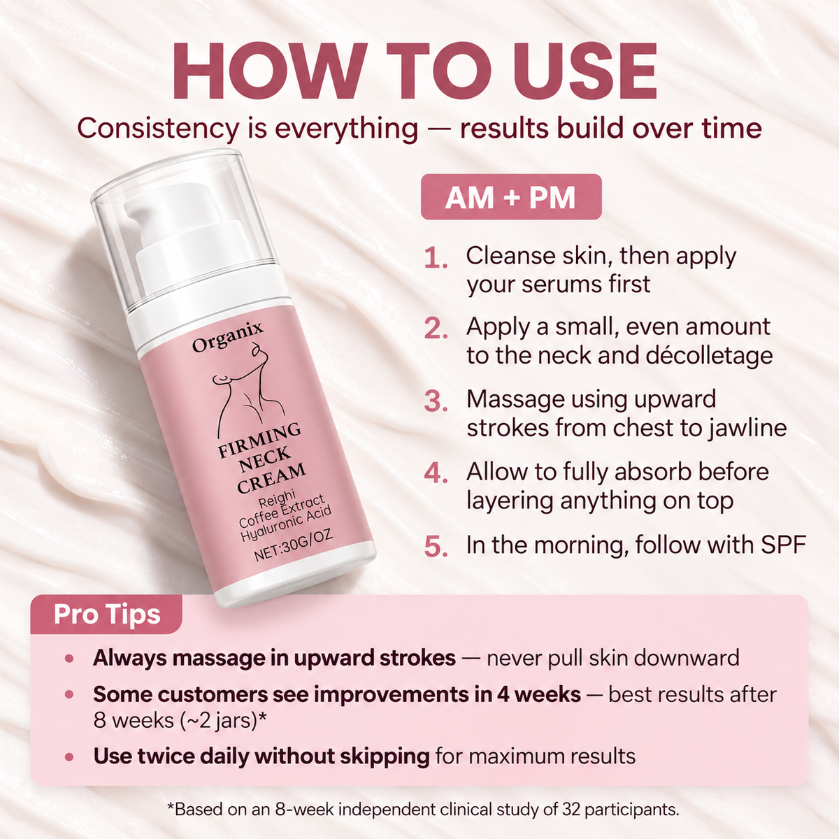 Organix™ - Tighten & Lift Neck & Chest Moisturizer Cream