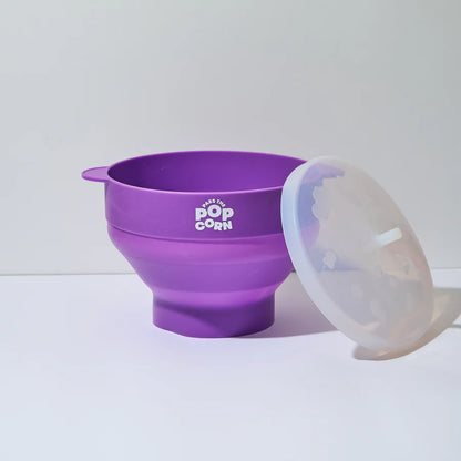 The Microwave Popcorn Popper Bowl with Lid