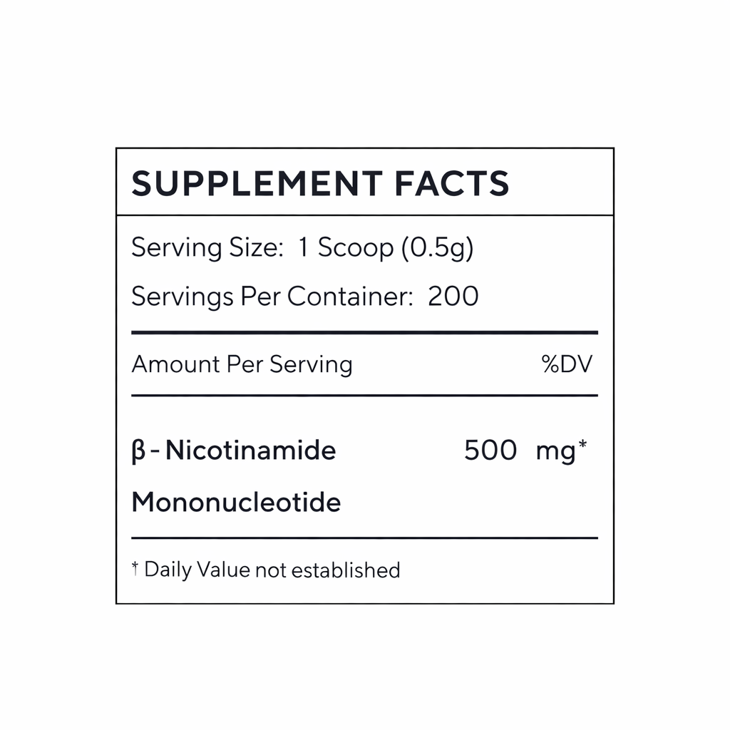 Buy 1 Get 1 Free - Organix™ - NMN (Nicotinamide Mononucleotide) Pure Powder