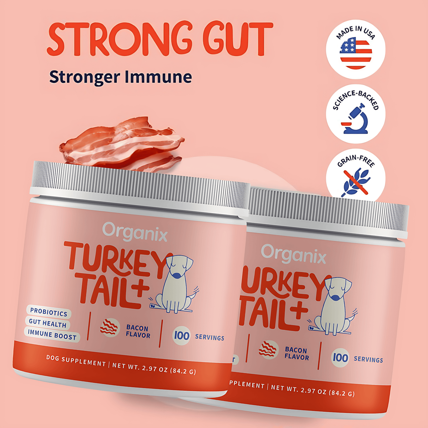 Buy 1 Get 1 Free - Organix™ - Turkey Tail Mushroom for Dogs